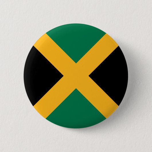 Badge Rond 5 Cm Drapeau Jamaïque (Devant)