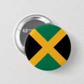 Badge Rond 5 Cm Drapeau Jamaïque (Devant & derrière)