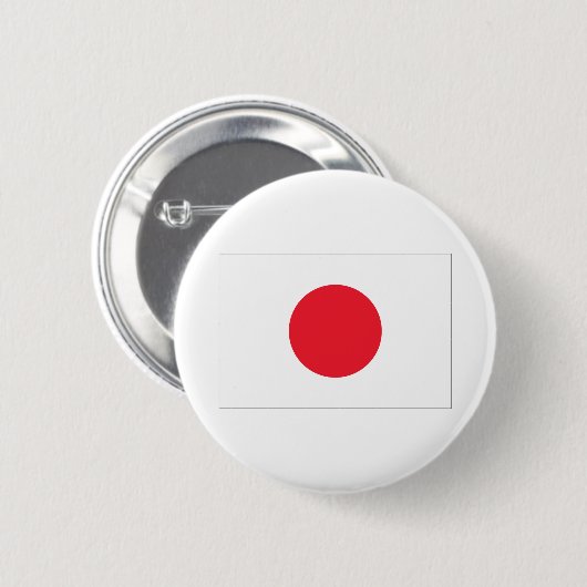 Badge Rond 5 Cm Drapeau japonais (Devant & derrière)