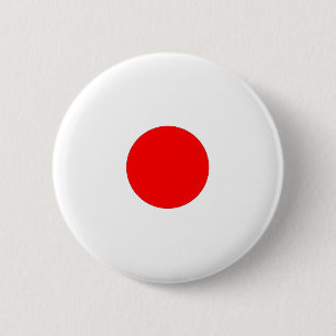 Badge Rond 5 Cm Drapeau Japonais Avec Gros Grunge