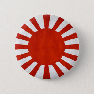 Badge Rond 5 Cm Drapeau japonais de Grunge