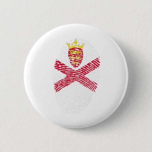 Badge Rond 5 Cm Drapeau Jersey Empreinte Pays Fierté Identité (Devant)
