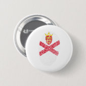Badge Rond 5 Cm Drapeau Jersey Empreinte Pays Fierté Identité (Devant & derrière)
