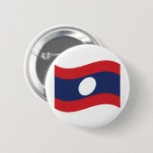 Badge Rond 5 Cm Drapeau Laos (Devant & derrière)