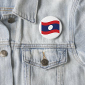 Badge Rond 5 Cm Drapeau Laos (En situation)
