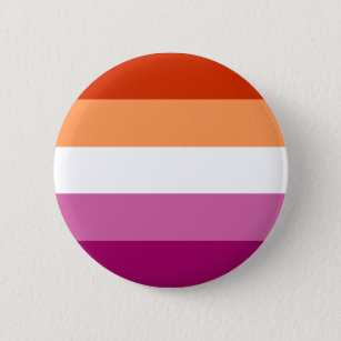 Badge Rond 5 Cm Drapeau lesbien Bouton LGBT