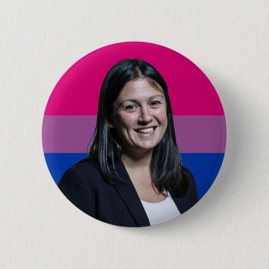 Badge Rond 5 Cm Drapeau Lisa Nandy Bisexual Insigne (Devant)