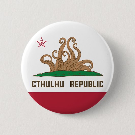 Badge Rond 5 Cm Drapeau Lovecraft (Devant)