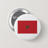 Badge Rond 5 Cm Drapeau Maroc (Devant & derrière)