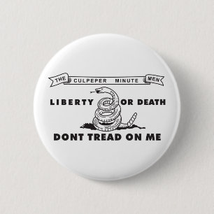 Badge Rond 5 Cm Drapeau minuscule d'hommes de Culpeper