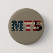Badge Rond 5 Cm drapeau mtb Amérique vintage (Devant)