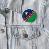 Badge Rond 5 Cm Drapeau Namibie (En situation)