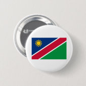 Badge Rond 5 Cm Drapeau Namibie (Devant & derrière)
