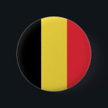 Badge Rond 5 Cm Drapeau national belge<br><div class="desc">Drapeau national de Belgique Le drapeau belge est un drapeau tribande vertical à rayures noires, jaunes et rouges. Il est né comme un drapeau à bandes horizontales en 1830, et les bandes verticales sont introduites en 1831. Le drapeau national officiel a un ratio 13:15, mais une version 2:3 est beaucoup...</div>