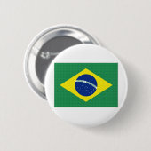 Badge Rond 5 Cm Drapeau national du Brésil (Devant & derrière)