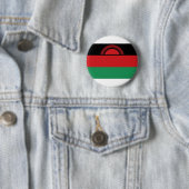 Badge Rond 5 Cm Drapeau national du Malawi (En situation)