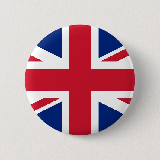 Badge Rond 5 Cm Drapeau national du Royaume-Uni (Devant)