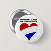 Badge Rond 5 Cm Drapeau néerlandais (Devant & derrière)