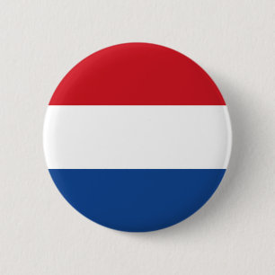 Badge Rond 5 Cm Drapeau néerlandais, Hollande, néerlandaise