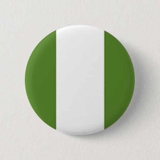 Badge Rond 5 Cm Drapeau nigérian (Devant)