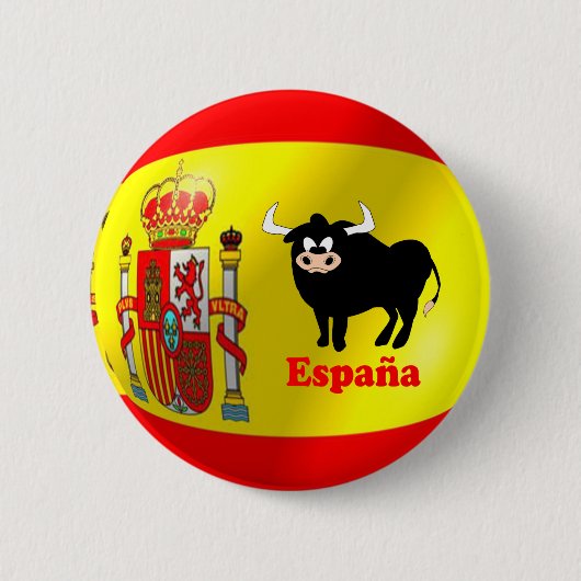 Badge Rond 5 Cm Drapeau noir (Devant)