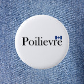 Badge Rond 5 Cm Drapeau officiel canadien Pierre Poilievre