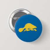Badge Rond 5 Cm Drapeau OREGON - (Devant & derrière)