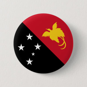Badge Rond 5 Cm Drapeau Papouasie-Nouvelle-Guinée