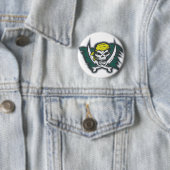 Badge Rond 5 Cm Drapeau pirate (En situation)