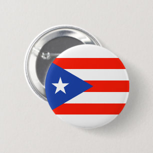 Badge Rond 5 Cm Drapeau portoricain Boricua Banderas 4Julia