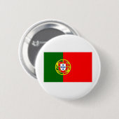 Badge Rond 5 Cm Drapeau Portugal (Devant & derrière)