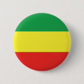 Badge Rond 5 Cm Drapeau Rasta africain (Devant)
