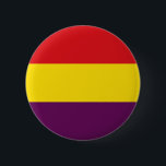 Badge Rond 5 Cm Drapeau républicain espagnol República Española Bu<br><div class="desc">Drapeau républicain espagnol - República Española Bouton Pin</div>