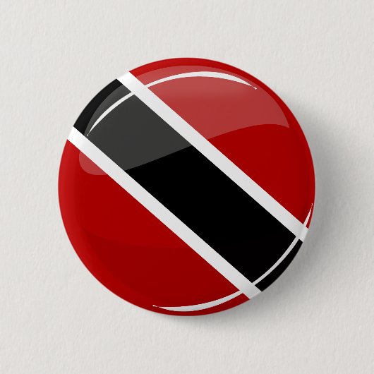 Badge Rond 5 Cm Drapeau rond tristounet trinidadien (Devant)