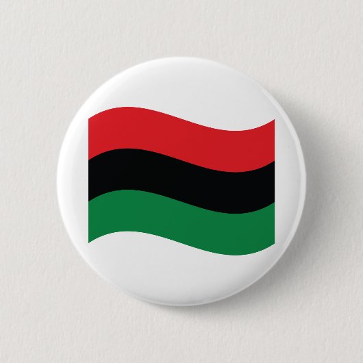 Badge Rond 5 Cm Drapeau rouge, noir et vert (Devant)