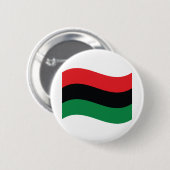 Badge Rond 5 Cm Drapeau rouge, noir et vert (Devant & derrière)