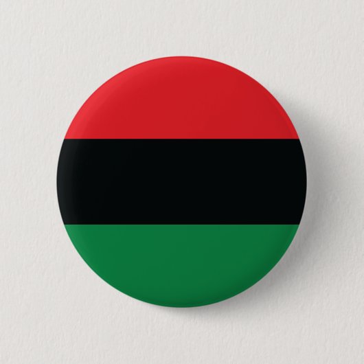 Badge Rond 5 Cm Drapeau rouge, noir et vert (Devant)