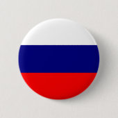 Badge Rond 5 Cm Drapeau russe (Devant)