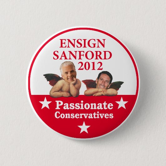 Badge Rond 5 Cm Drapeau Sanford 2012 (Devant)