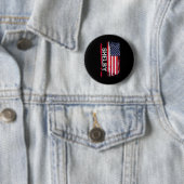 Badge Rond 5 Cm Drapeau Shelby Amérique (En situation)