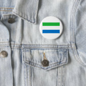 Badge Rond 5 Cm Drapeau Sierra Leone (En situation)