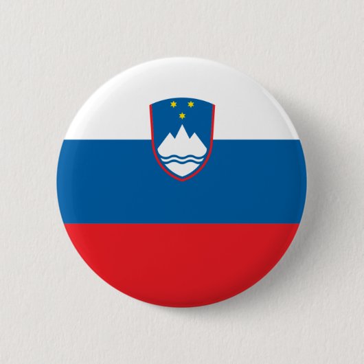 Badge Rond 5 Cm drapeau slovenia (Devant)