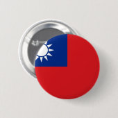 Badge Rond 5 Cm Drapeau Taïwan (Devant & derrière)