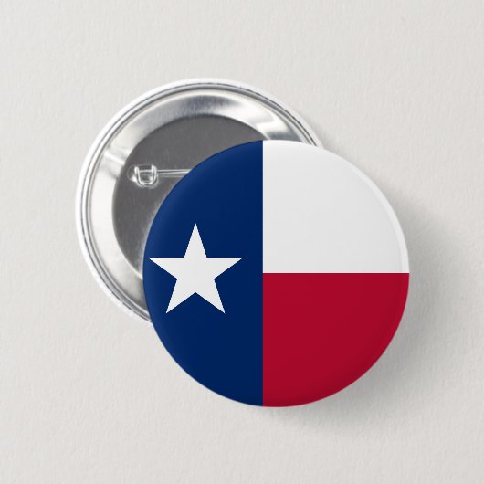 Badge Rond 5 Cm Drapeau texan (Devant & derrière)