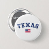 Badge Rond 5 Cm Drapeau Texas State USA (Devant & derrière)