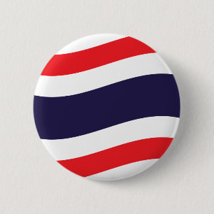 Badge Rond 5 Cm Drapeau thaïlandais