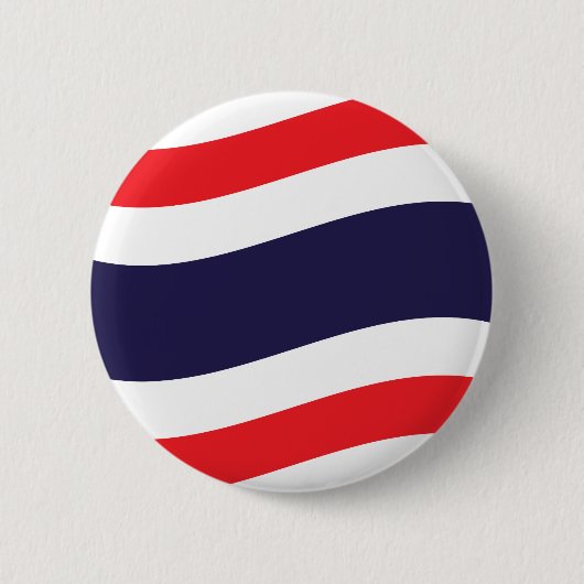Badge Rond 5 Cm Drapeau thaïlandais (Devant)