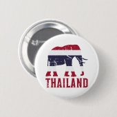 Badge Rond 5 Cm drapeau thaïlandais éléphant (Devant & derrière)