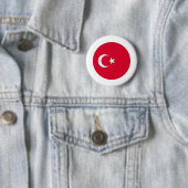 Badge Rond 5 Cm Drapeau turc (En situation)