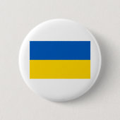 Badge Rond 5 Cm Drapeau Ukraine (Devant)
